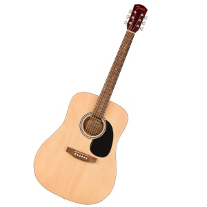 Fender FA-25 Dreadnought Acoustic Guitar, Beginner Guitar, with 2-Year Warranty, Includes Free Lessons, Natural